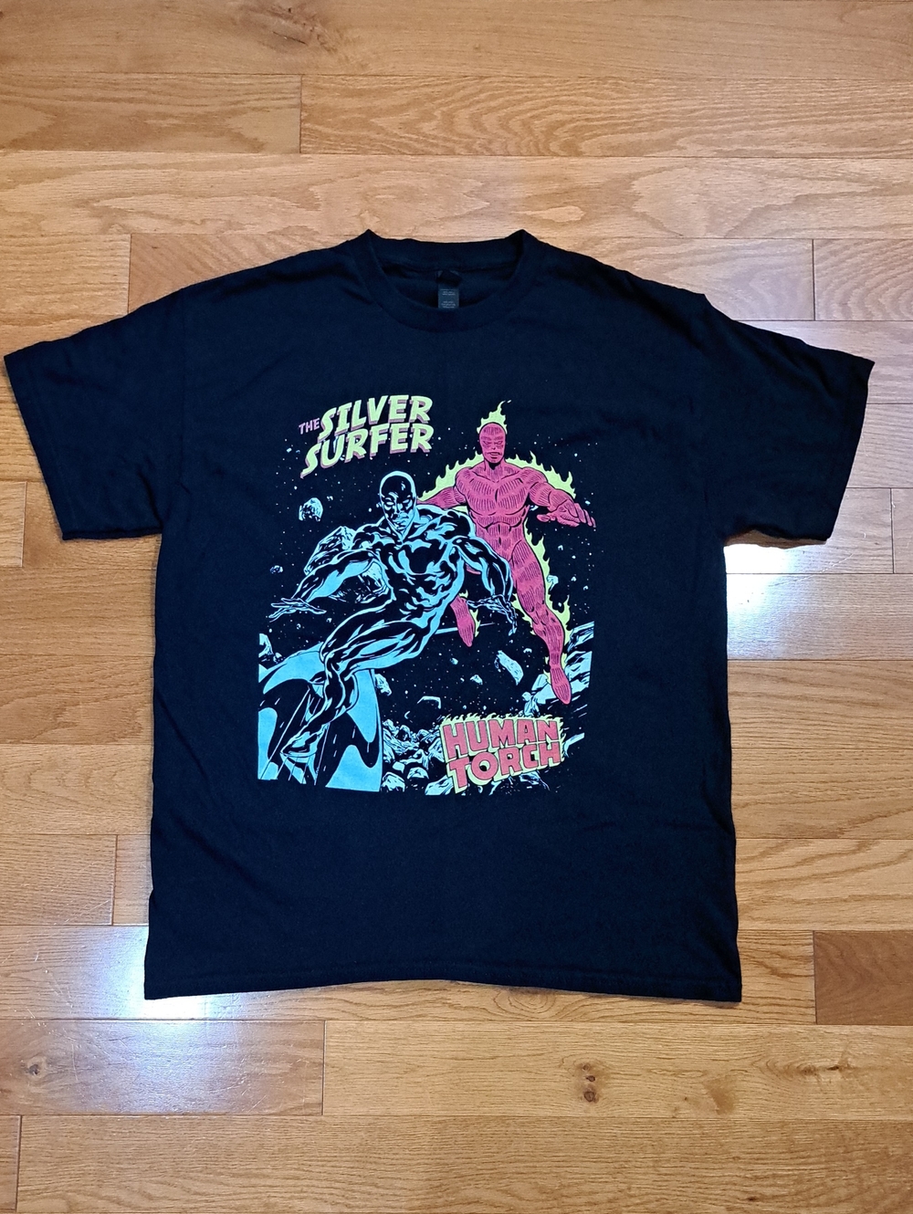 The Silver Surfer Black Tee Shirt